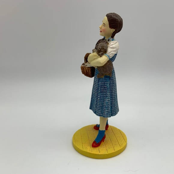 VTG Loew's Ren. Wizard of Oz Dorothy & Toto Yellow Brick Road Figurine - Picture 5 of 9